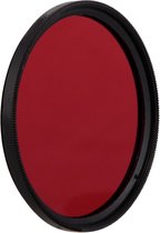 Filtre rouge 55 mm/filtre lentille rouge