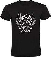 Jesus Loves You Heren T-shirt | Jezus | Christendom | Christelijk | Geloof | Bijbel | Christen | Kerk | shirt