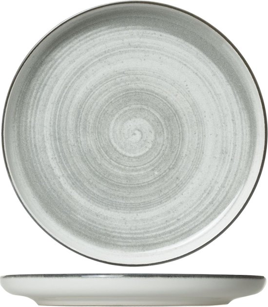 Cosy & Trendy Bol BALTIC Blanc-Grès-D14,5XH6,7 Cm-Lot de 6