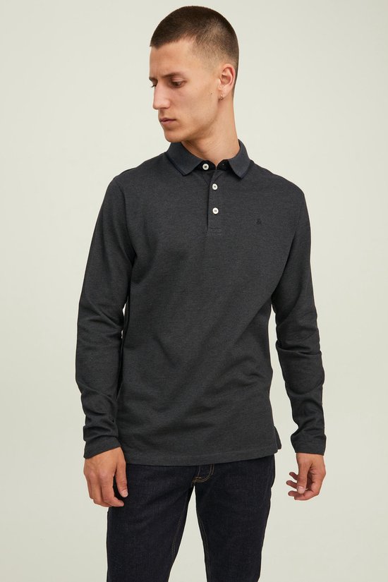Camisa De Manga Larga JACK & JONES Para Hombre - Tejido Ligero Y Suave, Diseño Con Detalles De Marca - Comodidad Diaria