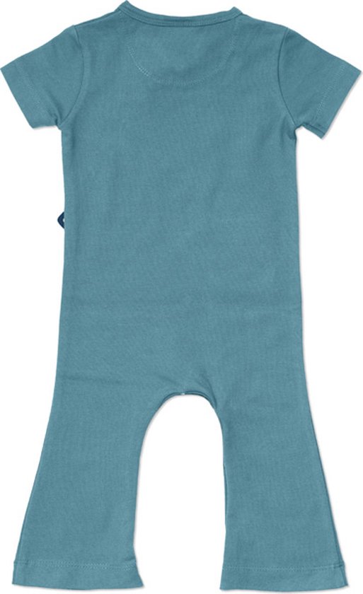 Silky Label jumpsuit maroc blue - korte mouw - maat 74/80 - blauw