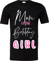 Shirt verjaardag-voor mama van de jarige-mom of the birthday girl-Maat S