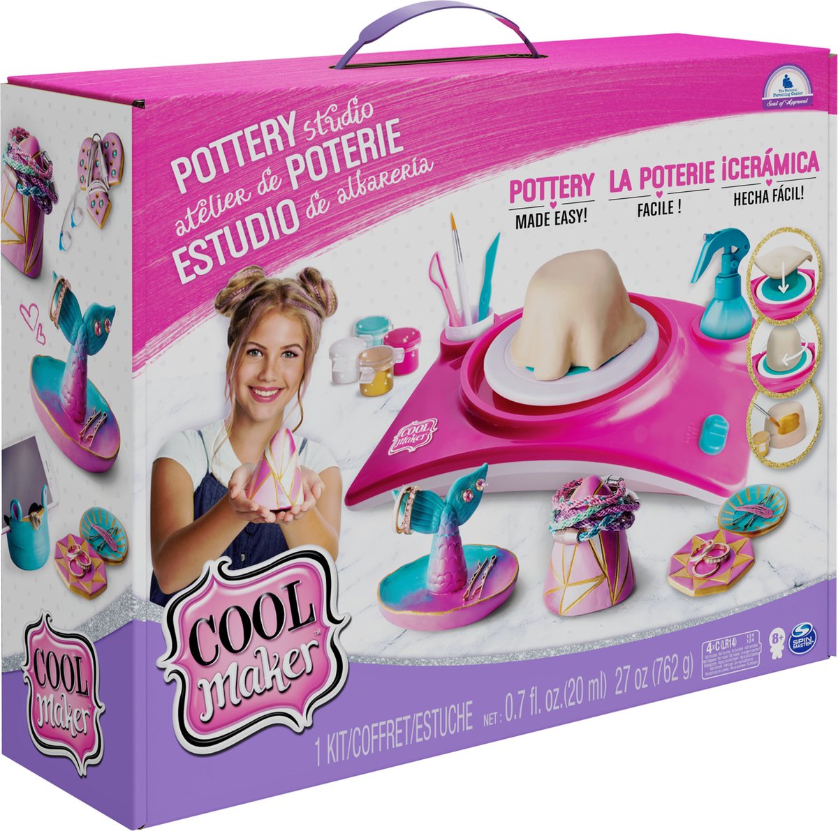 Cool Maker - ATELIER DE POTERIE - Loisirs Créatifs - Tour de potier -  6027865 - Jouet... | bol
