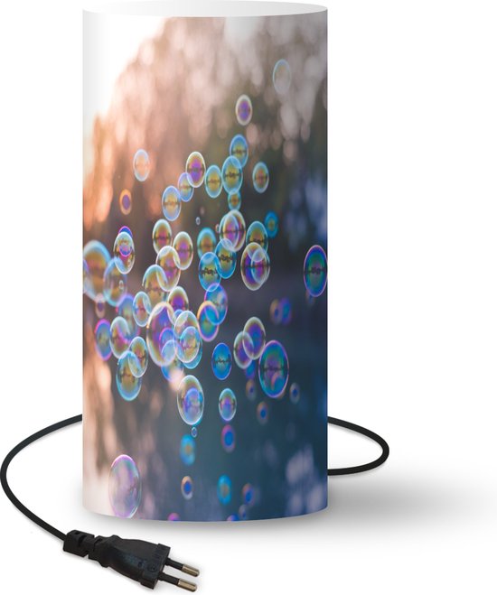 Regeringsverordening Gelijkmatig Vaak gesproken Lamp Luchtbellen - Luchtbellen zweven in buitenlucht - 33 cm hoog - Ø16 cm  - Inclusief... | bol.com