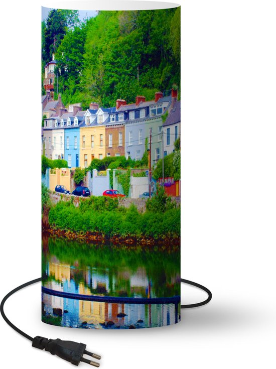 Lamp Ireland Lampe de maisons colorées en Irlande 70 cm de haut