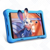 Kindertablet – Tablet Kinderen – 8 Inch – 32 GB – 3500 mAh Batterij – 2 GB Werkgeheugen – Android 10.0 – Met Beschermhoes & Screenprotector – Blauw