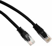 Danicom Base Link Cat6 patchkabel 1m UTP Zwart - netwerkkabel