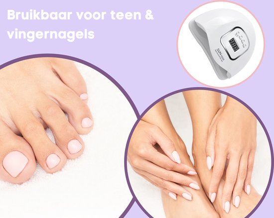 UV Lamp Gelnagels - 80 Watt - LED Nagellamp - Nageldroger - LED Lamp Nagels