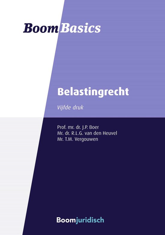 Boom basics - Boom Basics Belastingrecht - cover
