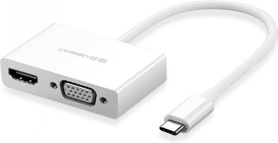 USB-C to HDMI and VGA Converter (Thunderbolt 3 Port Compatible)