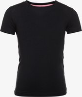 TwoDay meisjes basic T-shirt zwart - Maat 110/116