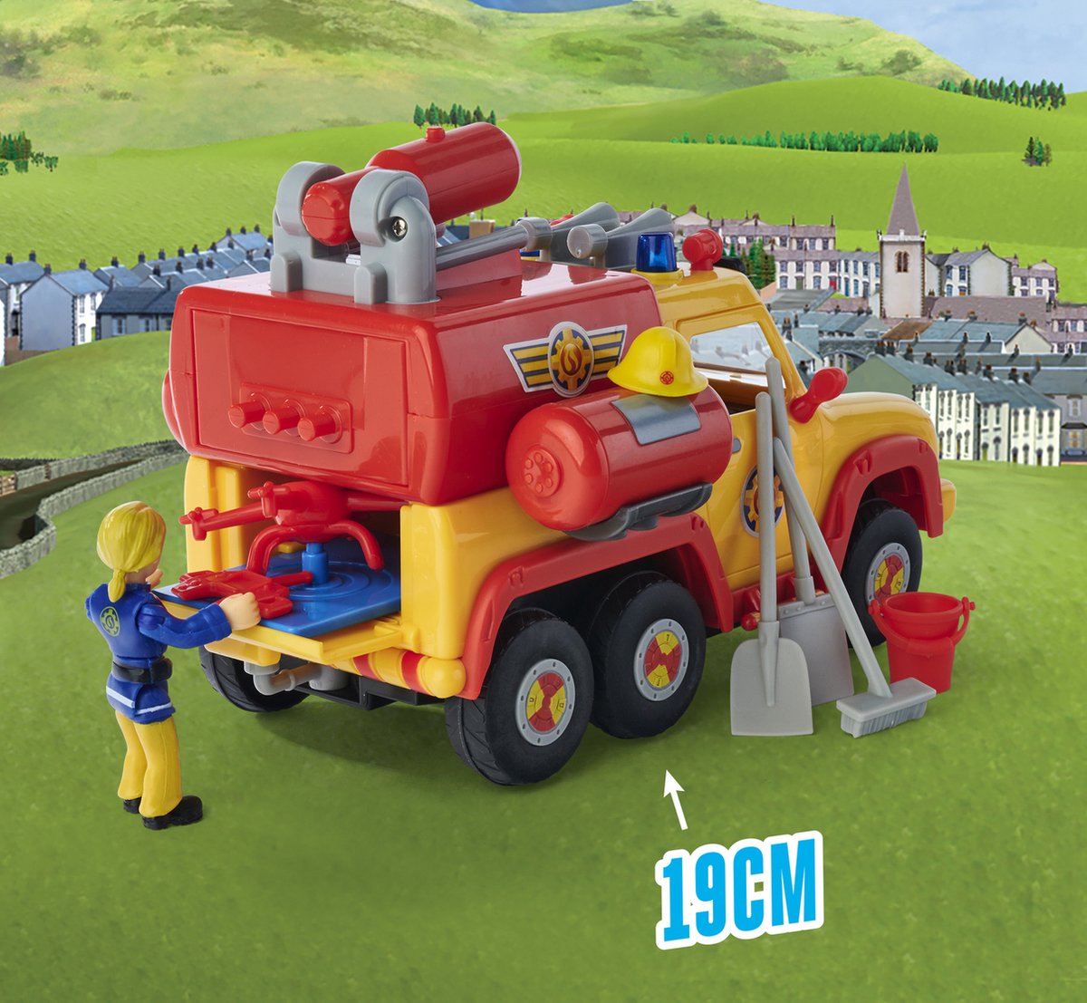 Simba - Brandweerman Sam Brandweerauto Venus 2.0 met figuur - Speelgoedvoertuig - vanaf 3 jaar — afbeelding 5