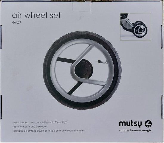 Mutsy Evo2 Set Achterwielen Air - 8718213010199 | bol.com