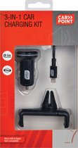Carpoint Laderset 3 In 1 Usb