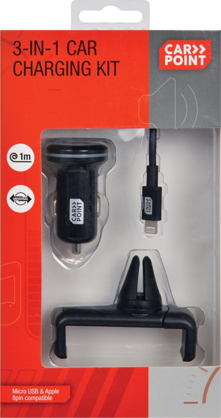 Carpoint Laderset 3 In 1 Usb | bol