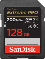 Bol.com SanDisk SDXC Extreme Pro 128GB 200/90 mb/s - V30 - Rescue aanbieding