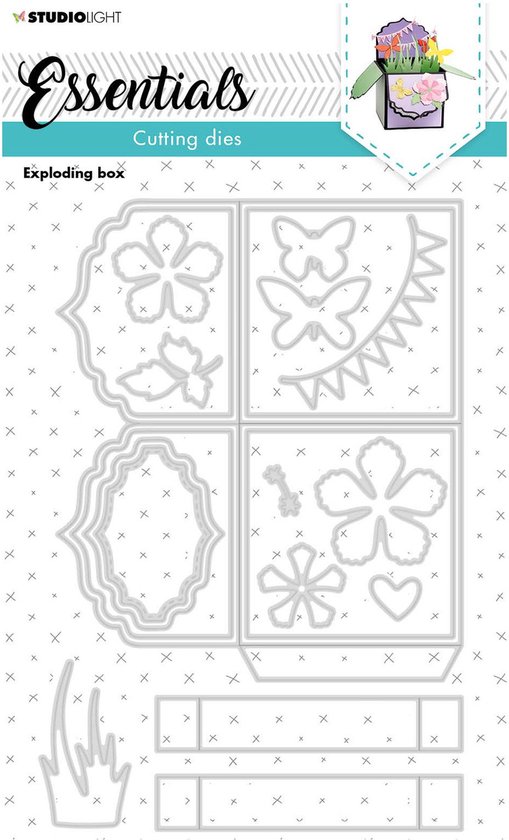 Studio Light Essentials cutting die Exploding box