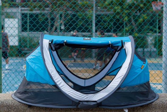 Deryan Peuter Luxe Campingbedje – Inclusief zelfopblaasbare matras - Blue - Deryan
