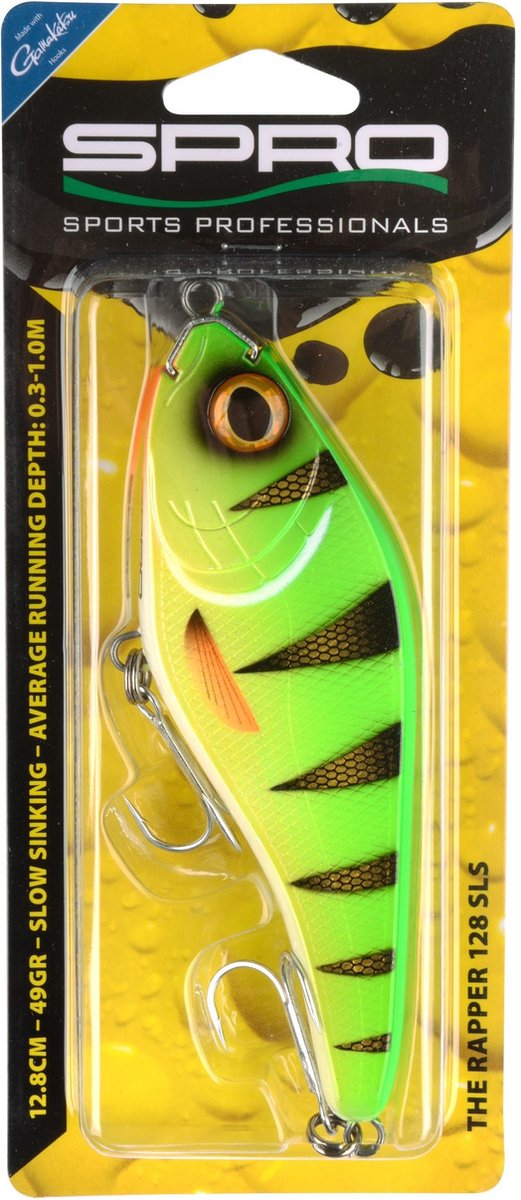 Spro rapper - 12.8 cm - UV redhead