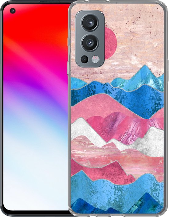 OnePlus Nord 2 5G - Pride - Transgenre - Marbre - Coque en Siliconen