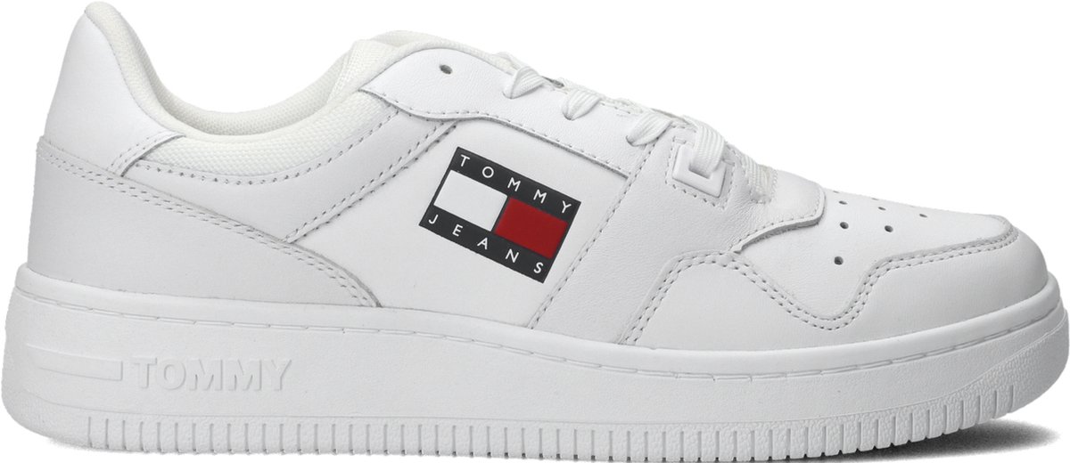 Tommy Jeans Tommy Jeans Retro Basket Dames Lage sneakers Leren
