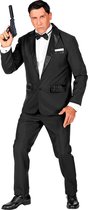 Widmann - James Bond Kostuum - 007 Bond Smoking - Man - Zwart - Medium - Carnavalskleding - Verkleedkleding
