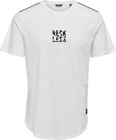 ONLY KOBANDY FIT S/S LONG TEE BOX JRS Jongens T-shirt - Maat 146/152