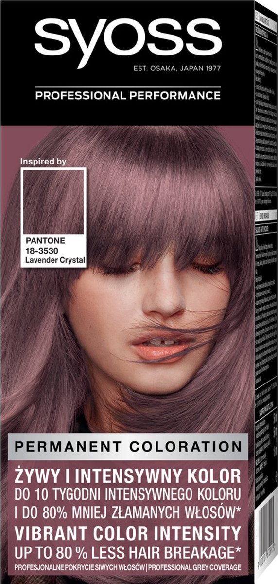 Pantone permanente kleurstof haarverf 8-23 Lavendel Kristal
