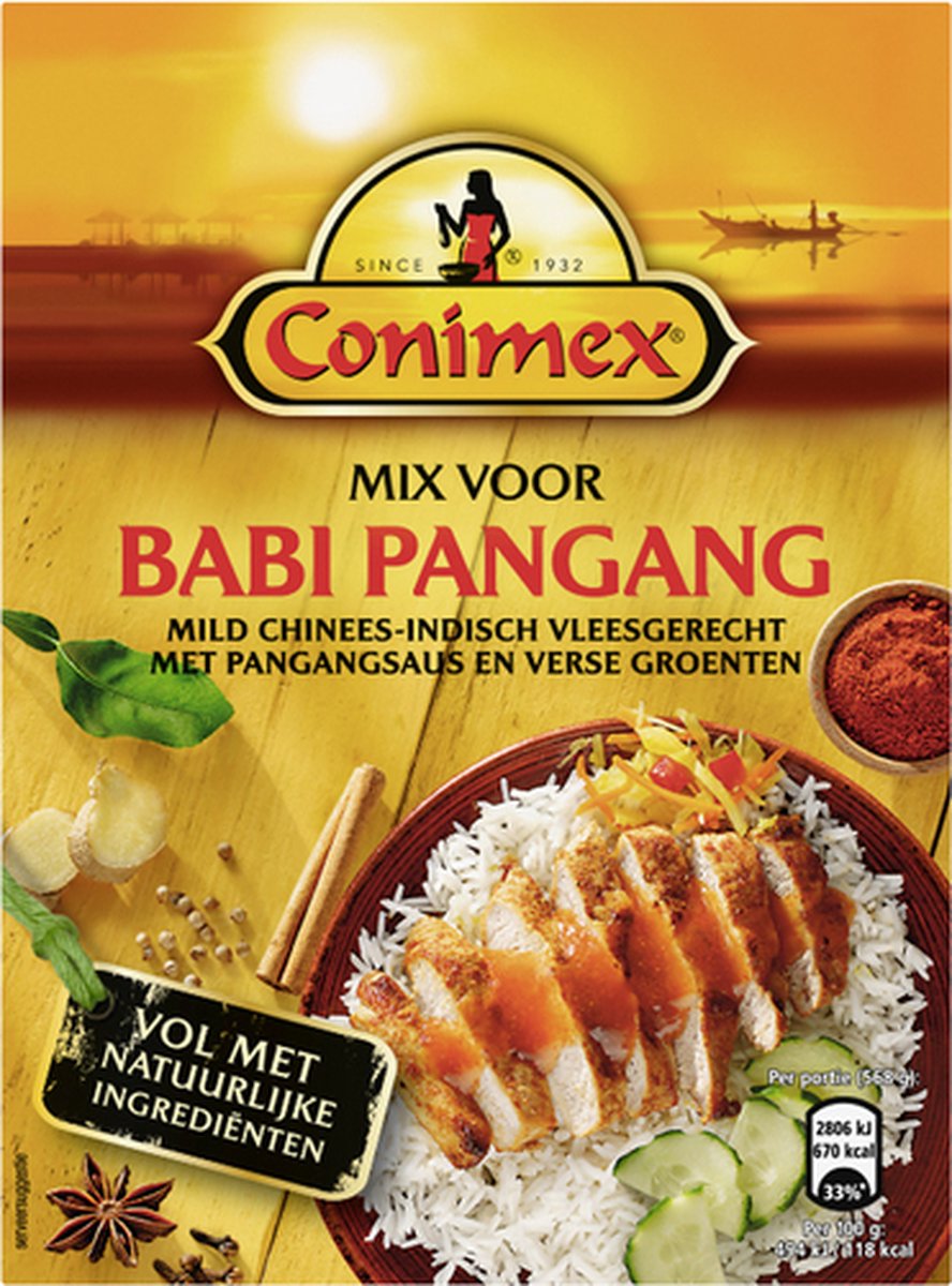 Conimex, Mélange d'épices, Babi Pangang Naturel