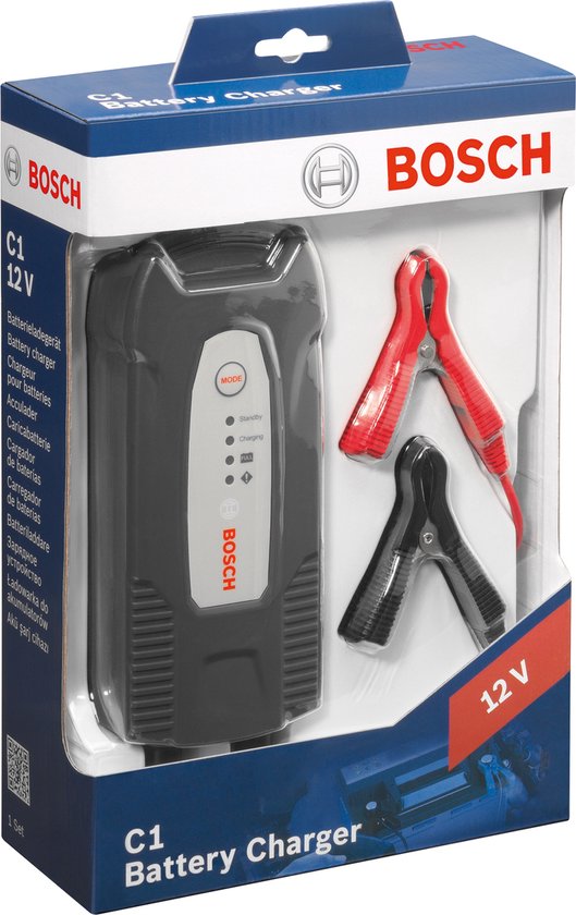 Bosch Acculader C1 Volt 5-120 3,5 Ampère Zwart | bol.com
