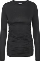 NOISY MAY NMAPRIL L/S O-NECK ROUCHING TOP NOOS Dames Top - Maat M