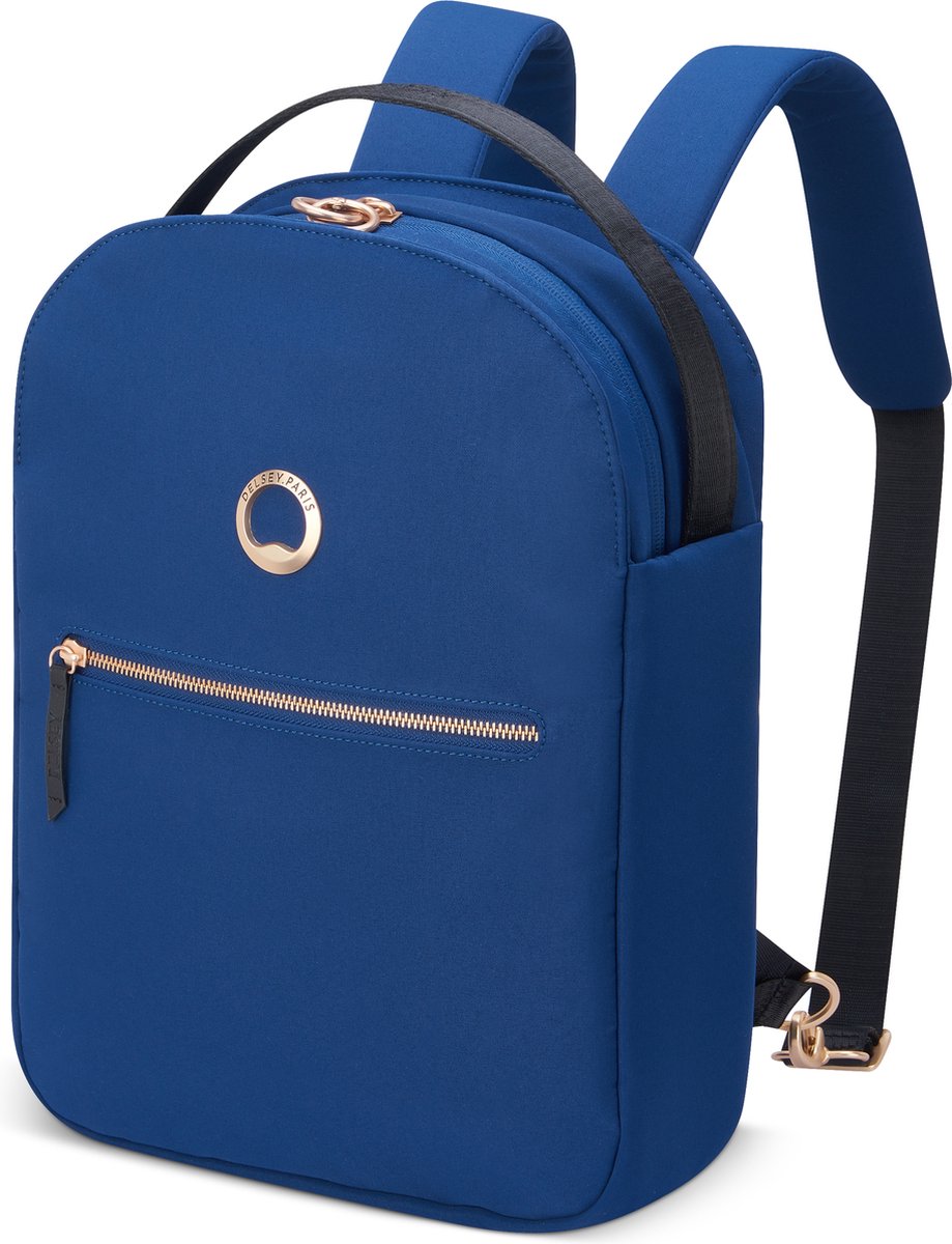 Delsey Securstyle Rugtas 13 inch Laptopvak Blauw