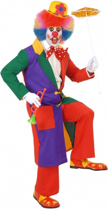 trommel Beschikbaar Laster Clowns jas voor volwassenen 50 (m) | bol.com