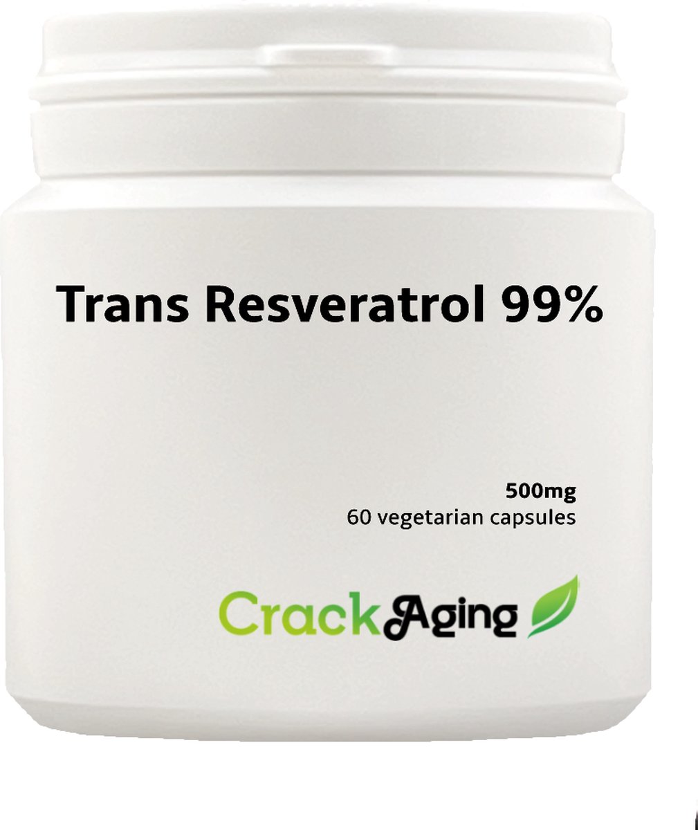 Goedkoopste Trans Resveratrol 99 500mg, 60 Vegetarische capsules