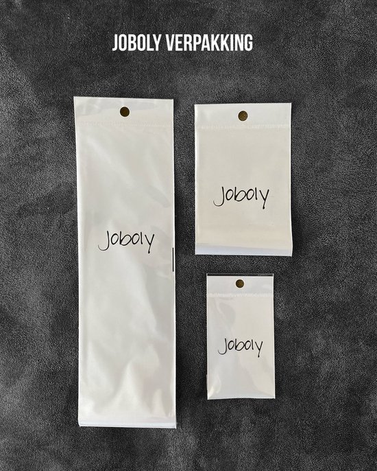 Joboly Vierkante Designer Zonnebril - Zwart Frame - Zwarte Lenskleur - Dames