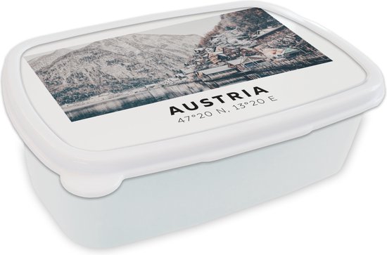 Brooddoos rechthoek - wit - 37 x 26 cm - 5,0 liter | Classic - Wit | Zirbe winkel