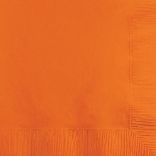40x Oranje servetten (33 x 33 cm)