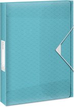 Esselte Colour'Breeze A4 Documentenbox - Dosiermap voor 350 Vellen - Rugbreedte van 40mm - Blauw