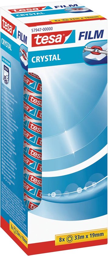 Tesa Lot de 5 rouleaux de film invisible 33 m x 19 mm