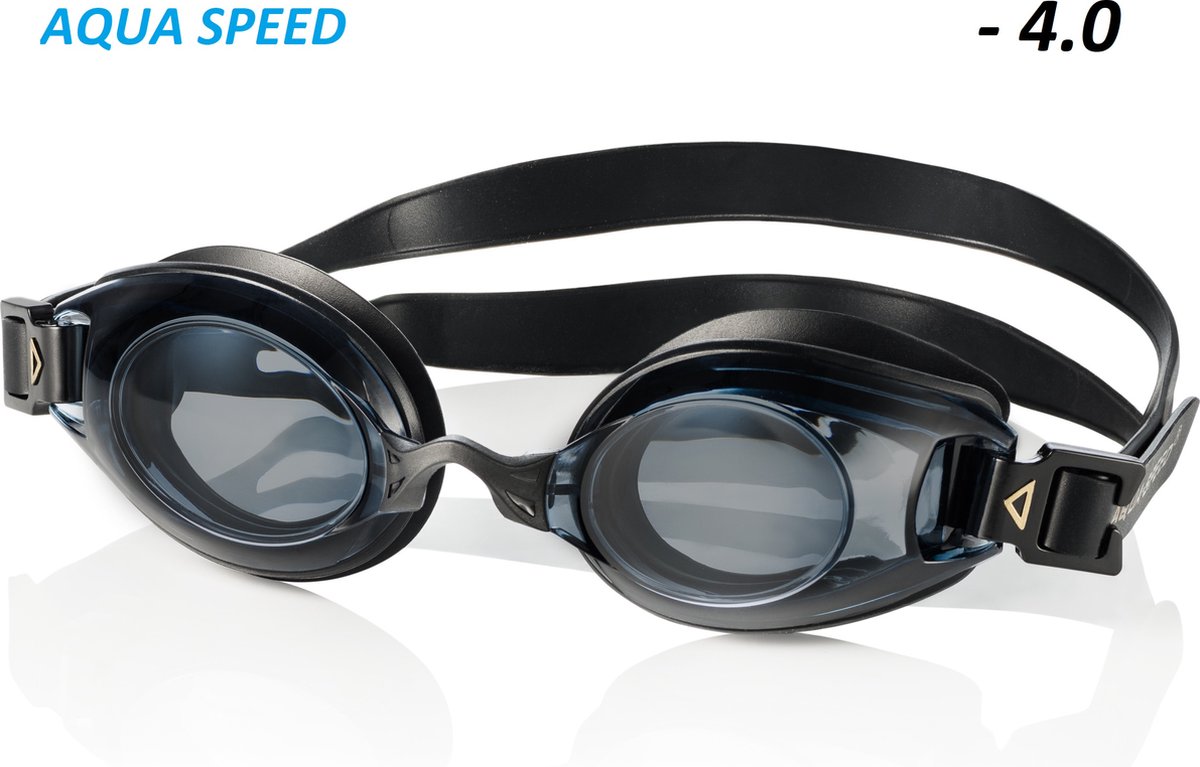 LUMINA Zwembril op sterkte - donkere glazen sterkte - 4.0