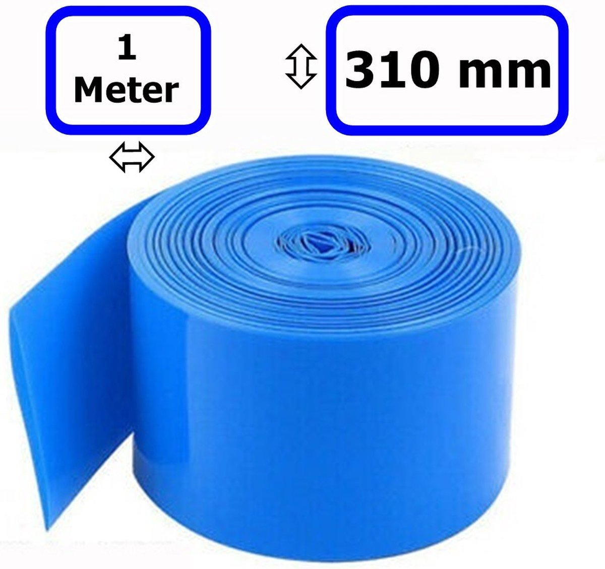1 Meter - 310mm BatteryPack PVC Krimpkous Tube Wrap