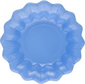Vaisselle en carton bleu de mer 24 cm