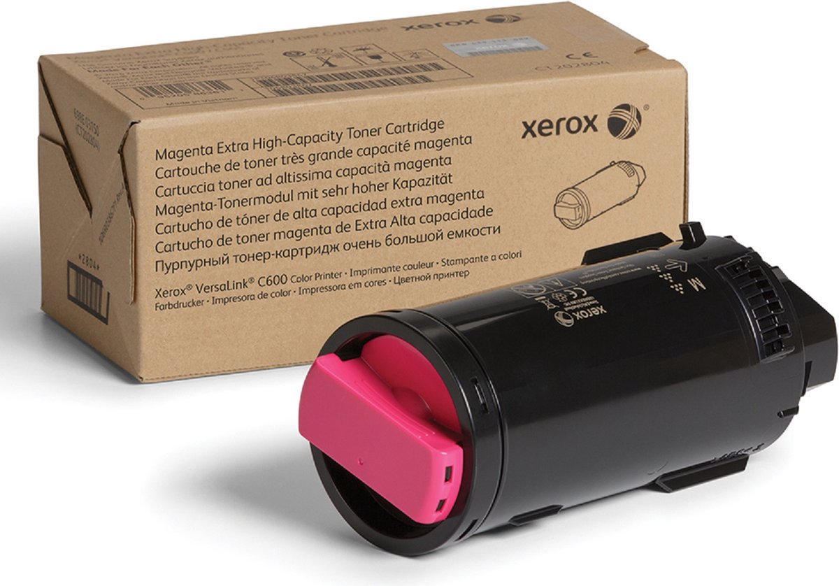 Xerox MAGENTA TONER CARTRIDGE-METERED F/VLC600/VLC605 Origineel 1 stuk(s) - 106R03893 CT202860