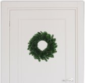 Kerstkrans/deurkrans groen 35 cm kerstversiering - Kerstversiering