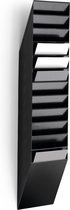 Durable Flexiboxx folderhouder - 111,5 x 24 x 13,5 cm - Zwart - 12 staande A4 vakken