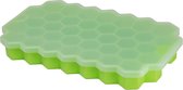 Honeycomb IJsblokjes - IJsblokjesvorm - IJsblokjesmakers - Siliconen - Met Gratis Deksel - Groen