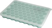 Honeycomb XL IJsblokjesvorm - IJsblokjes - IJsblokjesmakers - Siliconen - Inclusief Deksel - Mint Groen