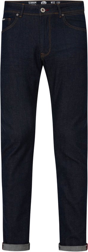 Petrol Industries - Heren Seaham Slim fit Raw jeans  - Blauw - Maat 29