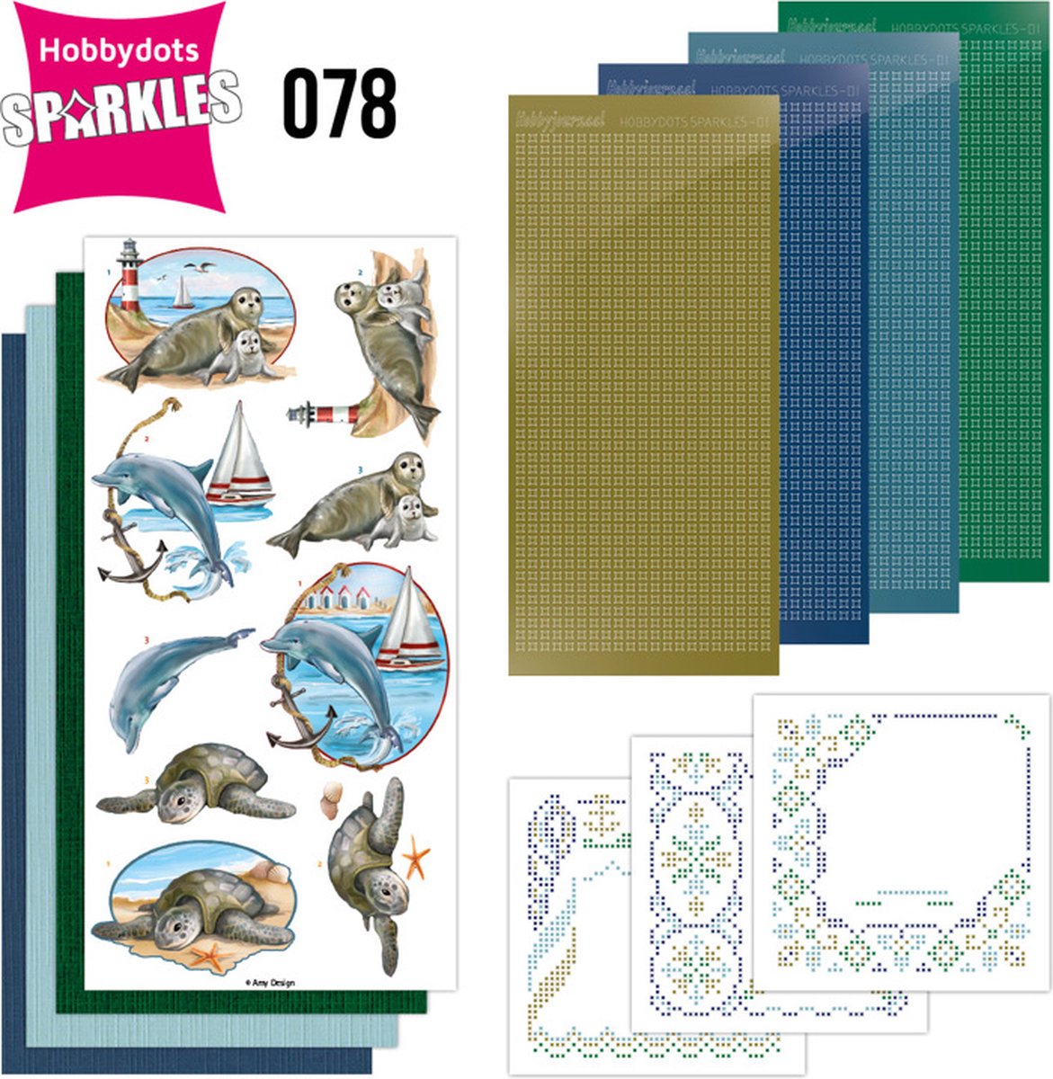 Sparkles Set 78 - Amy Design - Sea Animals