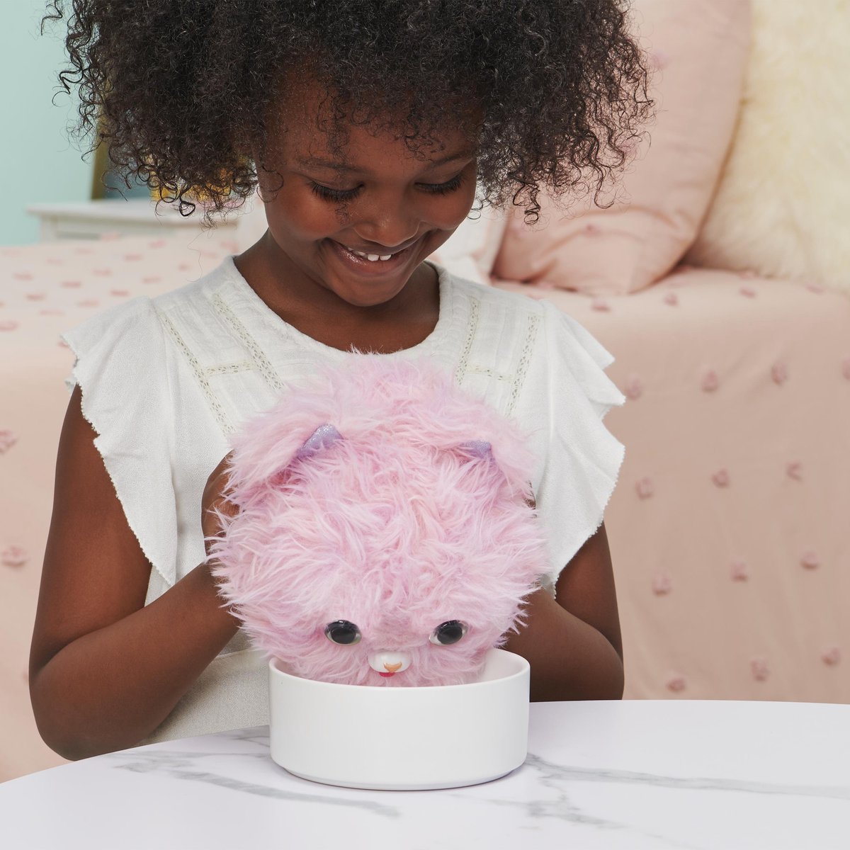 Fur Fluffs - Interactieve Fluffy Knuffel - Roze — afbeelding 6
